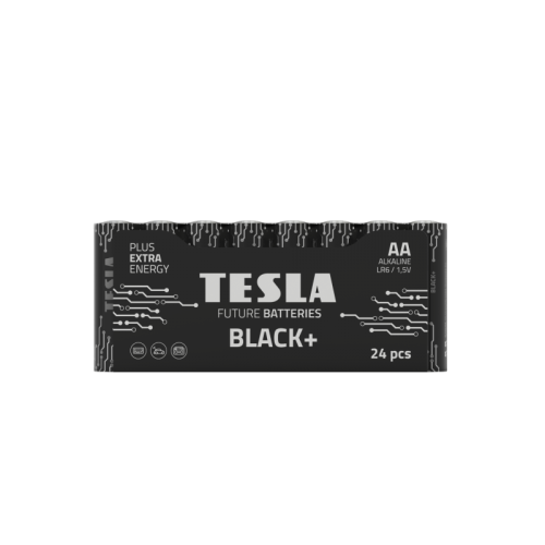 Baterijos Tesla AA Black+ R06 (24 vnt)-Elementai, baterijos-Smulki elektronika
