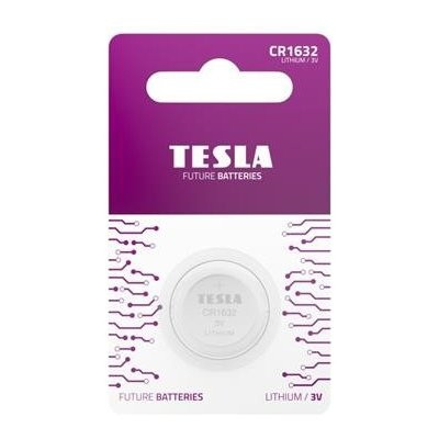 Baterija Tesla CR1632 Lithium 137 mAh (1 vnt)-Elementai, baterijos-Smulki elektronika
