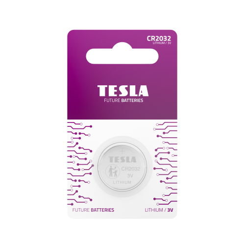 Baterija Tesla CR2032 Lithium 225 mAh (1 vnt)-Elementai, baterijos-Smulki elektronika