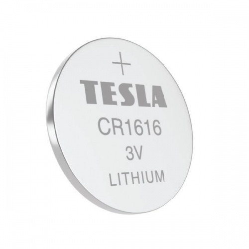Baterijos Tesla CR1616 Lithium 45 mAh (16610520) (5 vnt)-Elementai, baterijos-Smulki
