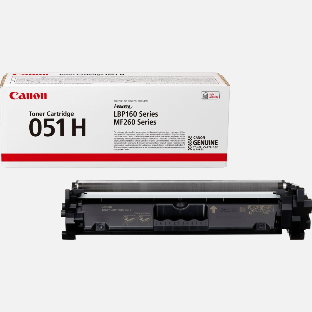 Kasetė Canon 051H (2169C002 ) BK 4100psl OEM-Lazerinės kasetės-Spausdintuvų kasetės