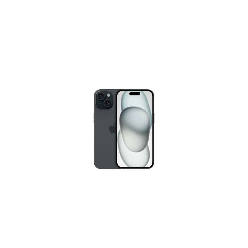 Apple iPhone 15 Išmanusis telefonas 6.1'' 128GB ROM Dual SIM 5G, Black (MTP03ZD/A)-Mobilieji