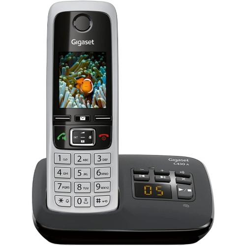 Ecost prekė po grąžinimo, Gigaset C430A - belaidis telefonas - atsakiklis su numerių