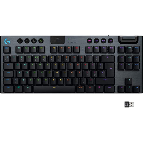Ecost prekė po grąžinimo Logitech G915 Lightspeed TKL belaidžio mechaninio žaidimų klaviatūra