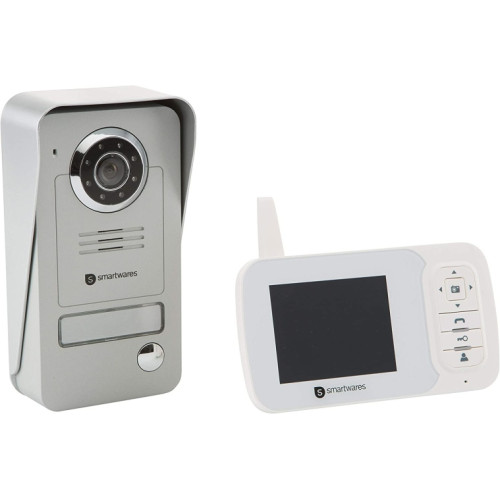 Ecost prekė po grąžinimo Smartwares VD38W belaidžio vaizdo durų telefonas su naktinio matymo