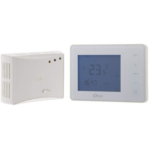 Ecost prekė po grąžinimo Otio belaidžio programinio termostato su imtuvu balta-Šildytuvai ir