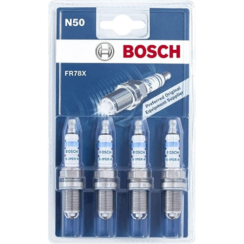 Ecost prekė po grąžinimo Bosch FR78X N50 uždegimo žvakės (4 vienetai)-Uždegimo