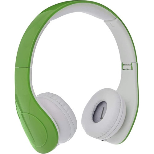 Ecost prekė po grąžinimo Amazon Basics vaikiškos ausinės per ausis su ribotu garsumu, žalios