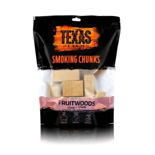Vaismedžių rūkymo kaladėlės 1kg Texas Club-Kepsninių priedai-Kepsninės ir priedai