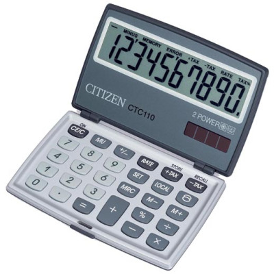 Skaičiuotuvas kišeninis Citizen CTC 110WB C-series-Kišeniniai skaičiuotuvai-Skaičiuotuvai