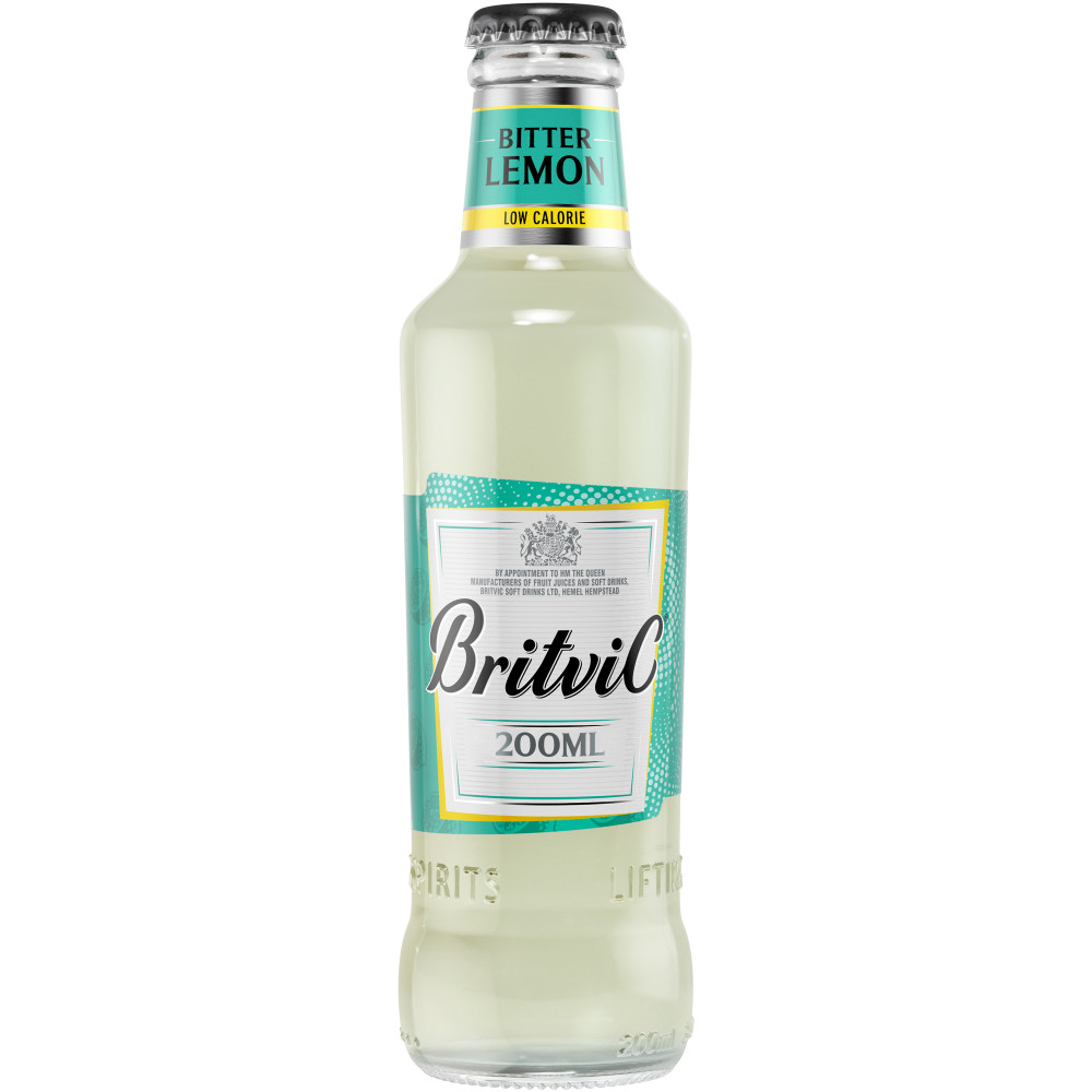 Gaivusis gėrimas BRITVIC Bitter lemon, 200 ml D-Gaivieji gėrimai-Nealkoholiniai gėrimai