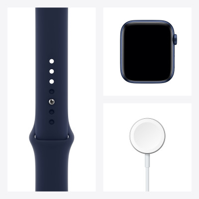 Išmanusis laikrodis Apple Watch Series 6 GPS + Cellular, 44mm Blue Aluminium Case with Deep