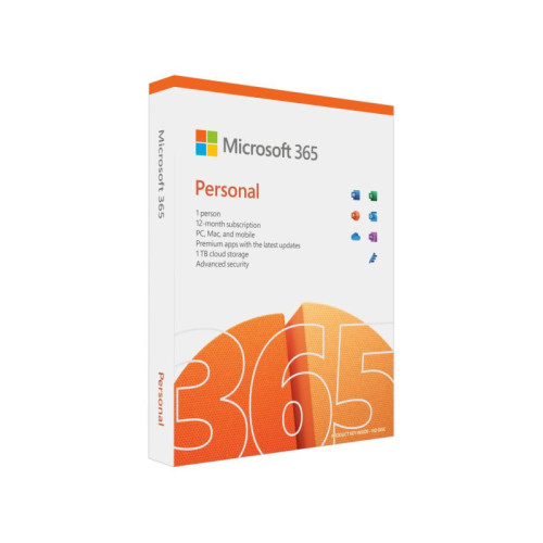 Programinė įranga Microsoft 365 Personal English EuroZone Medialess-Taikomosios