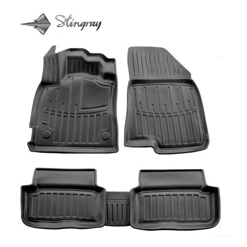 Kilimėliai 3D DACIA Sandero Stepway III 2020+, 5 pc. (prestige) black /5018355-Dacia-Pagal
