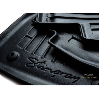 Kilimėliai 3D SUBARU Forester SG 2002-2008, 5 pc. black /5029045-Subaru-Pagal automobilį