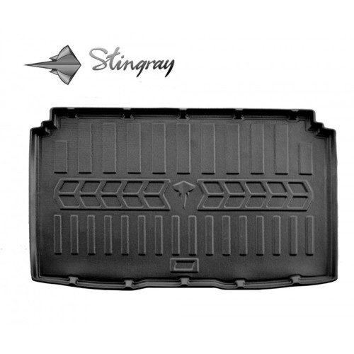 Guminis bagažinės kilimėlis DACIA Sandero Stepway III 2020+ (prestige/upper trunk) black