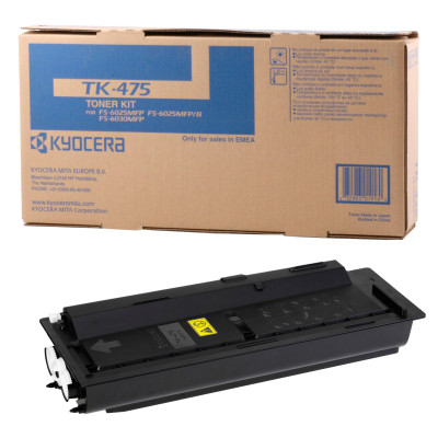 Kasetė Kyocera TK-475 BK 15K OEM-Tonerio kasetės-Spausdintuvų kasetės