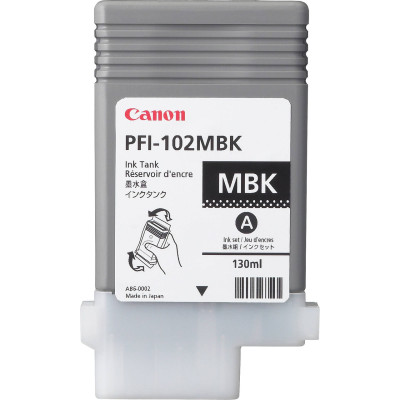Kasetė Canon PFI-102K mat (0894B001) BK 130ml OEM-Rašalinės kasetės-Spausdintuvų kasetės