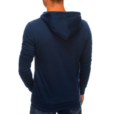 Vyriškas tamsiai mėlynas džemperis San-Džemperiai su gobtuvu-Vyriški džemperiai| Džemperiai