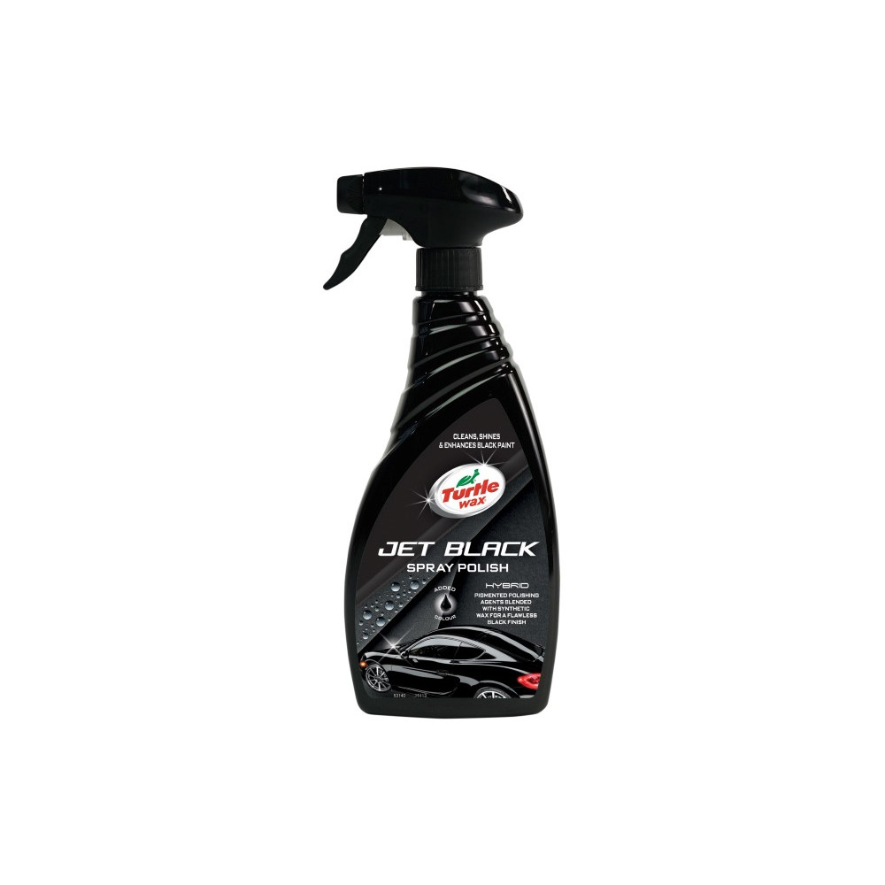 Juodas purškiamas vaškas HYBRID JET BLACK Turtle Wax® 500ML-Kėbulo priežiūros