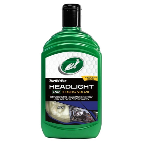 Žibintų naujiklis HEADLIGHT RESTORER LIQUID Turtle Wax® 300ML-Kėbulo priežiūros