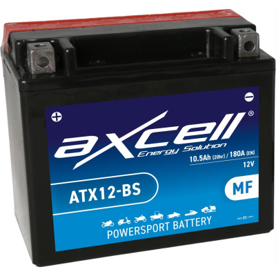 Axcell MF 10Ah 180A +/- 12V akumuliatorius 150x87x130mm-Akumuliatoriai
