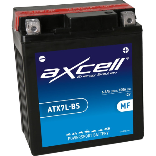 Axcell MF 6Ah 100A -/+ 12V akumuliatorius 113x70x130mm-Akumuliatoriai