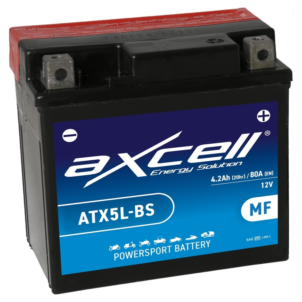 Axcell MF 4Ah 80A -/+ 12V akumuliatorius 113x70x105mm-Akumuliatoriai