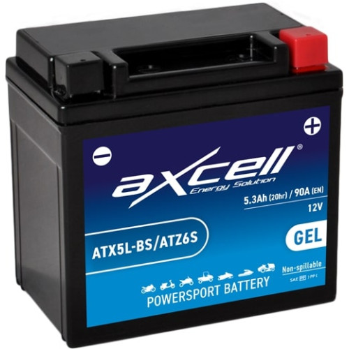 Axcell GEL 5Ah 90A -/+ 12V akumuliatorius 113x70x105mm-Akumuliatoriai