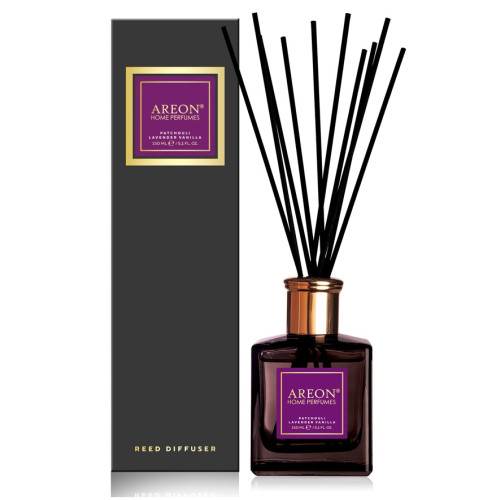 Areon BLACK Patchouli-Lavender-Vanilla oro gaiviklis namams 150 ml-Namų kvapai-Interjero