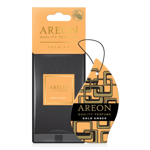 AREON PREMIUM - Gold Amber oro gaiviklis-Salono priežiūros priemonės-Autochemija