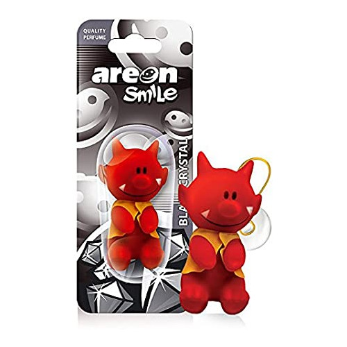 AREON Smile toy - Black Crystal oro gaiviklis / Devil-Salono priežiūros priemonės-Autochemija