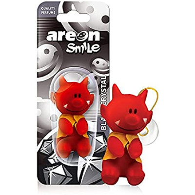 AREON Smile toy - Black Crystal oro gaiviklis / Devil-Salono priežiūros priemonės-Autochemija