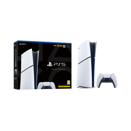 Sony PlayStation 5 Slim Žaidimų konsolė, Digital Edition, 1TB SSD-Žaidimų konsolės-Žaidimų