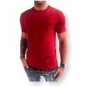 Raudoni marškinėliai Malid-Vienspalviai marškinėliai-Marškinėliai