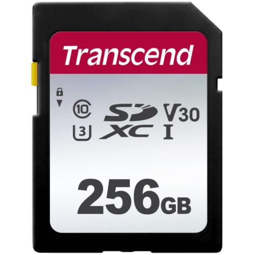Atminties kortelė SDXC 256GB UHS-3 C10 TS256GSDC300S TRANSCEND-Atminties kortelės-Skaitmeninės