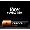 Šarminė baterija LR03 (MN2400/AAA) 1.5V Duracell 100% Plus Power (4vnt blisteryje)-Elementai