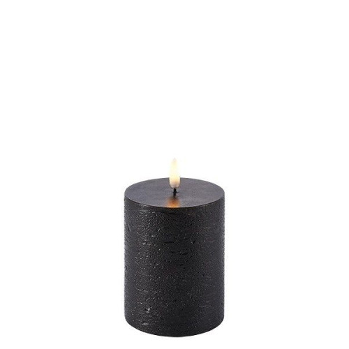 LED ŽVAKĖ UYUNI Forest black, Rustic, 7,8x10 cm-Žvakės ir žvakidės-Interjero detalės