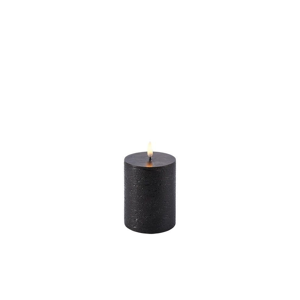LED ŽVAKĖ UYUNI Forest black, Rustic, 7,8x10 cm-Žvakės ir žvakidės-Interjero detalės