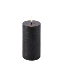 LED ŽVAKĖ UYUNI Forest black, Rustic, 7,8x15 cm-Žvakės ir žvakidės-Interjero detalės