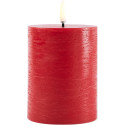 LED ŽVAKĖ UYUNI Red, Rustic, 7,8x10 cm-Žvakės ir žvakidės-Interjero detalės
