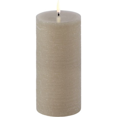 LED ŽVAKĖ UYUNI Sandstone, Rustic, 7,8x15 cm-Žvakės ir žvakidės-Interjero detalės