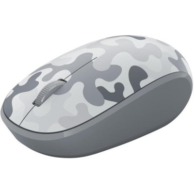 BEVIELĖ PELĖ Microsoft Bluetooth Mouse Camo 8KX-00012 Wireless, White-Klaviatūros, pelės ir