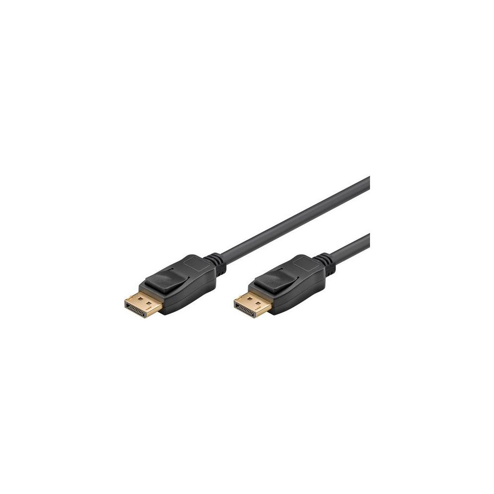 Kabelis Goobay DisplayPort connector cable 1.2, gold-plated DP to DP 1 m-Priedai audio-video