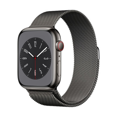 Išmanusis laikrodis Apple Watch Series 8 GPS + Cellular 41mm Graphite Stainless Steel Case