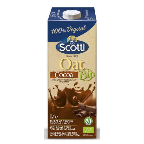 Ekologiškas avižų gėrimas SCOTTI, su kakava,1l, LT-EKO-001 (M)-Veganiški produktai-Veganiški