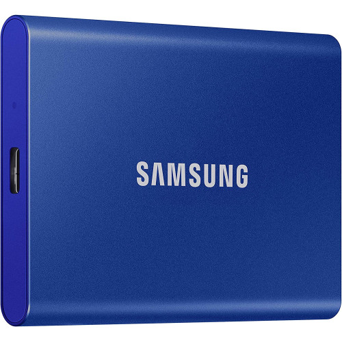 Išorinis SSD SAMSUNG Portable SSD T7 1TB blue-Išoriniai kietieji diskai ir priedai-Išorinės