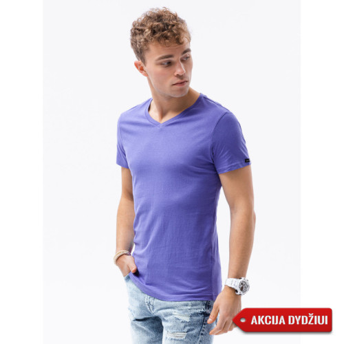 Akcija: Vyriški violetiniai marškinėliai Kemol-Marškinėliai-Akcija