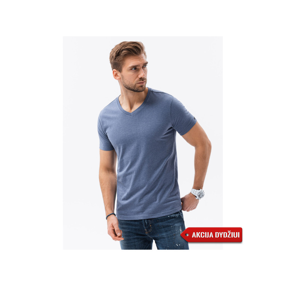 Akcija: Vyriški mėlyni marškinėliai Kemol-Marškinėliai-Akcija