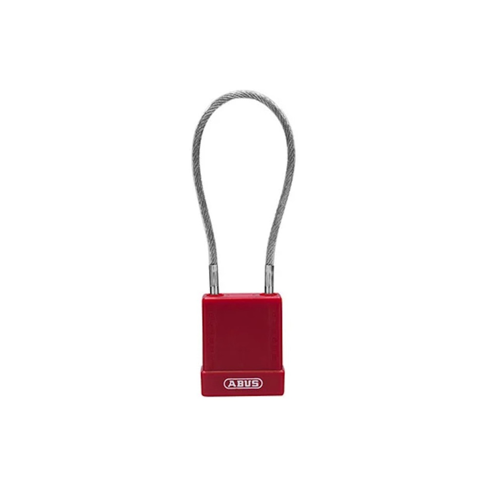 Spyna su kabeliu ABUS 76/40CAB20 20 cm, raudona-Kiti įrankių priedai-Priedai įrankiams